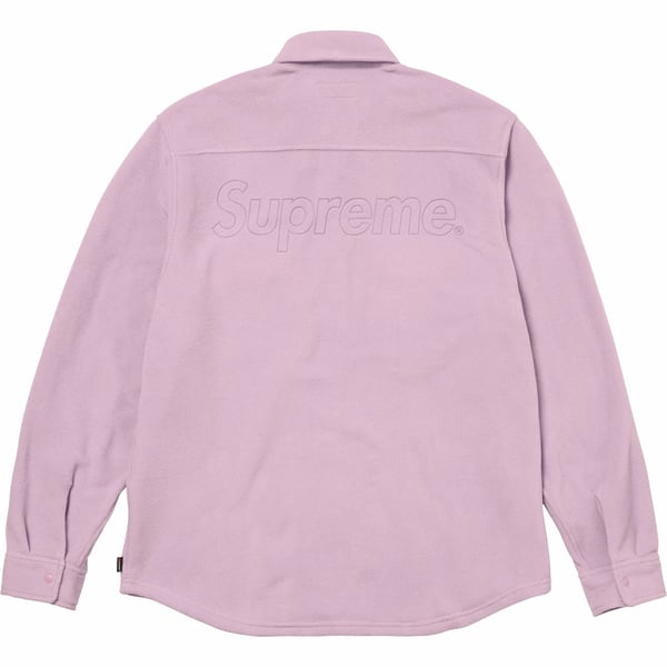 Supreme Polartec Shirt - Lilac (front)