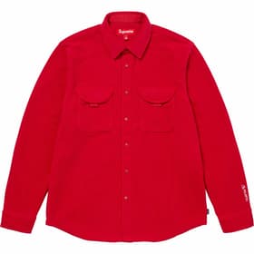 Supreme Polartec Shirt Red