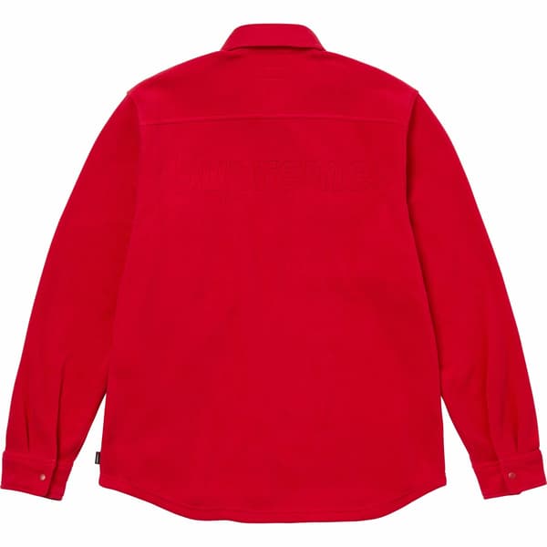 Supreme Polartec Shirt - Red (front)