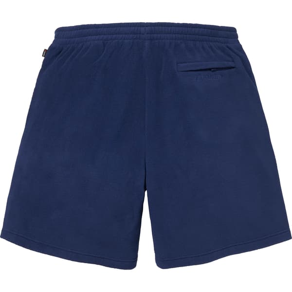 Supreme Polartec Short - Navy (front)