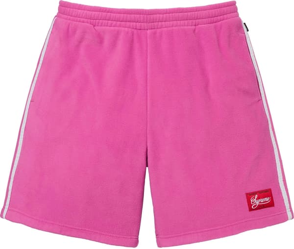 Supreme Polartec Short - Pink (front)