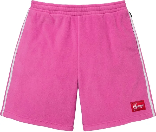 Supreme Polartec Short - Pink (front)