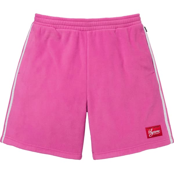 Supreme Polartec Short - Pink (front)