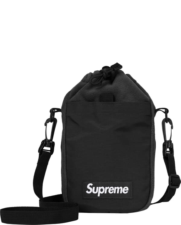 Supreme Polartec Sling Bag - Black (front)
