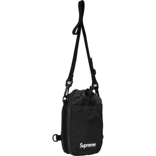 Supreme Polartec Sling Bag - Black (front)