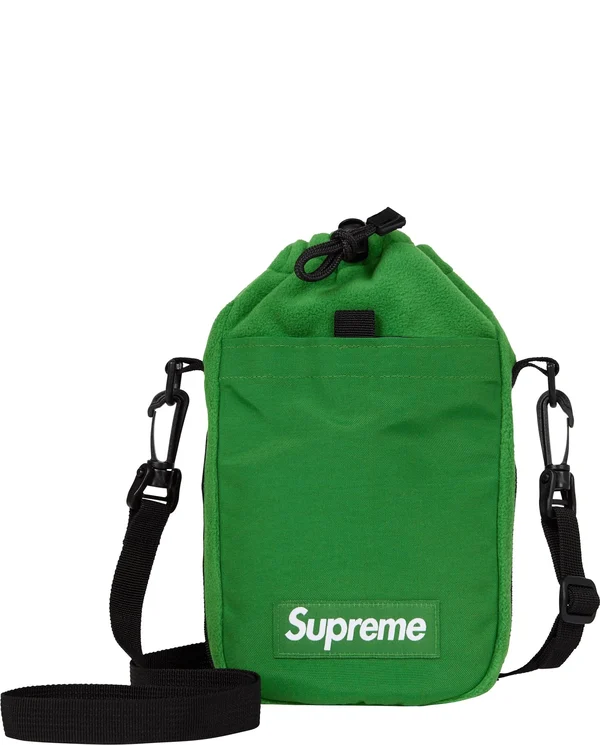 Supreme Polartec Sling Bag - Green (front)