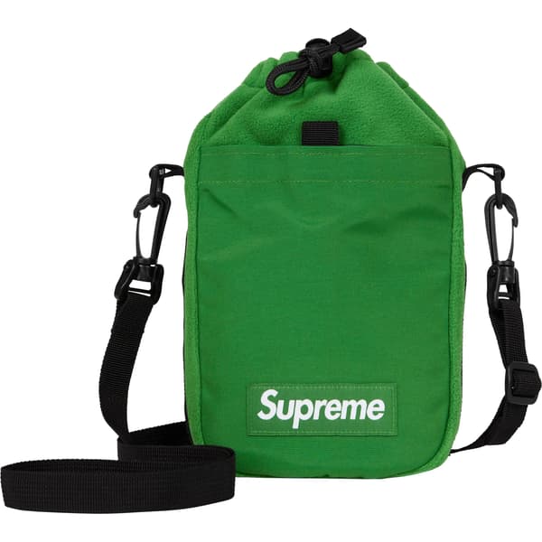 Supreme Polartec Sling Bag - Green (front)