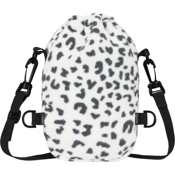Supreme Polartec Sling Bag - Leopard (front)