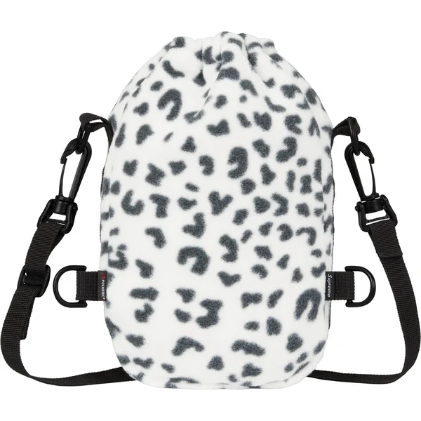 Supreme Polartec Sling Bag - Leopard (front)