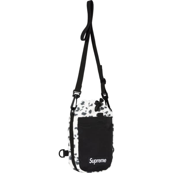 Supreme Polartec Sling Bag - Leopard (front)