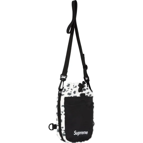 Supreme Polartec Sling Bag - Leopard (front)