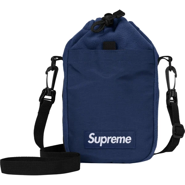 Supreme Polartec Sling Bag - Navy (front)