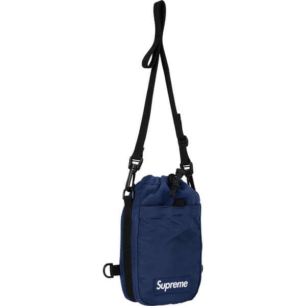Supreme Polartec Sling Bag - Navy (front)