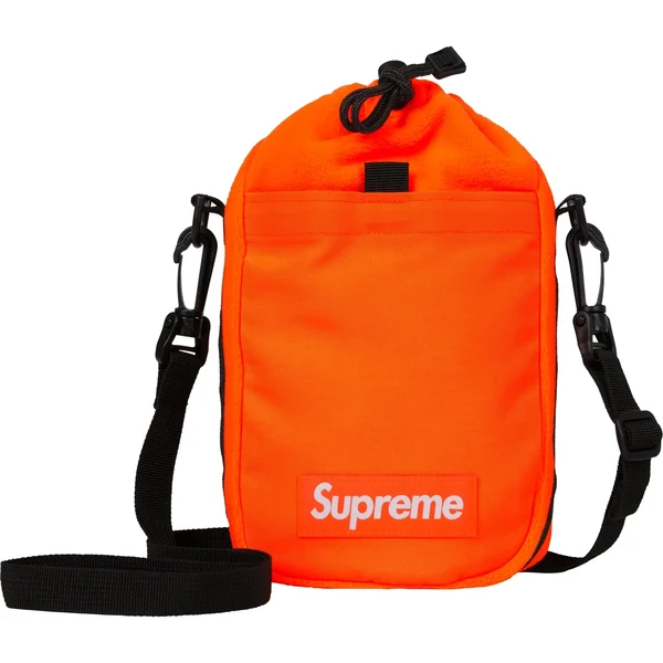 Supreme Polartec Sling Bag - Orange (front)