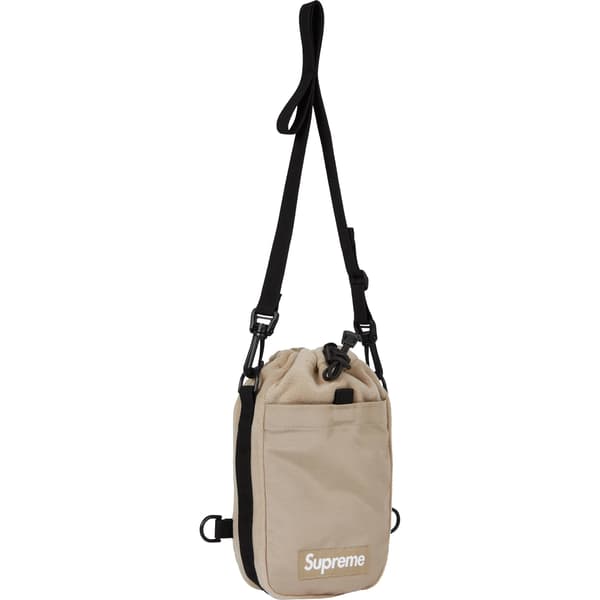 Supreme Polartec Sling Bag - Taupe (front)