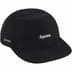 Supreme Polartec Small Box 6-Panel - Black (front)