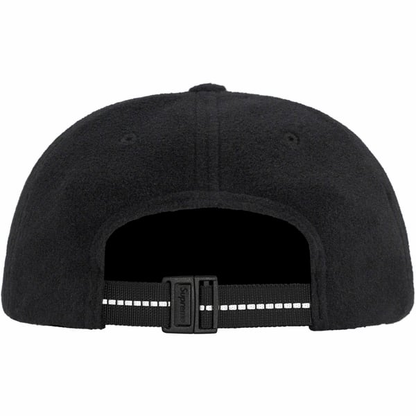 Supreme Polartec Small Box 6-Panel - Black (front)
