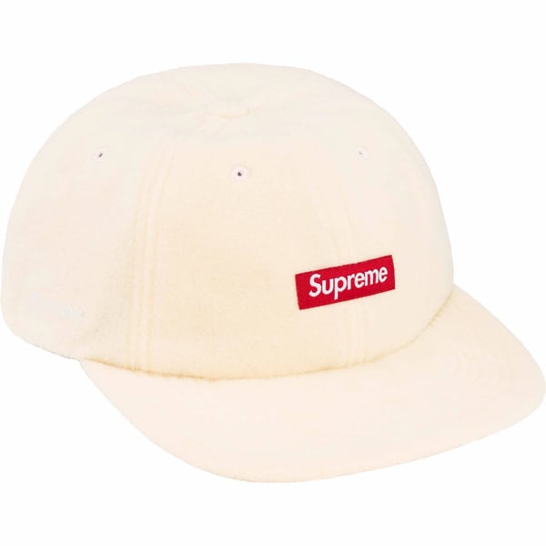 Supreme Polartec Small Box 6-Panel - Natural (front)