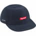 Supreme Polartec Small Box 6-Panel - Navy (front)