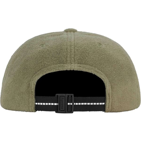 Supreme Polartec Small Box 6-Panel - Olive (front)