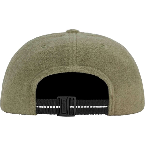 Supreme Polartec Small Box 6-Panel - Olive (front)