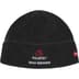 Supreme Polartec Sport Beanie - Black (front)