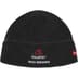 Supreme Polartec Sport Beanie - Black (front)