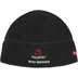 Supreme Polartec Sport Beanie - Black (front)