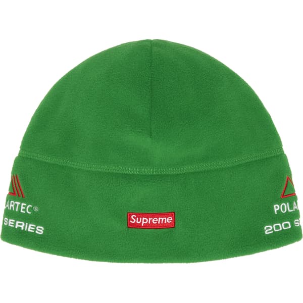 Supreme Polartec Sport Beanie - Green (front)