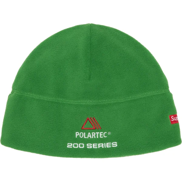 Supreme Polartec Sport Beanie - Green (front)