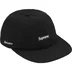 Supreme Polartec Waffle Small Box 6-Panel - Black (front)