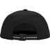 Supreme Polartec Waffle Small Box 6-Panel - Black (front)