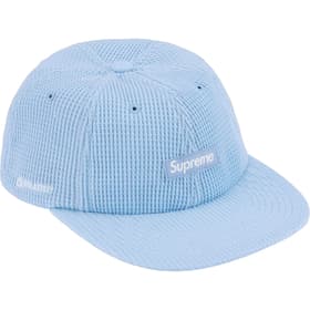 Supreme Polartec Waffle Small Box 6-Panel Light Blue