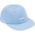 Supreme Polartec Waffle Small Box 6-Panel - Light Blue (front)
