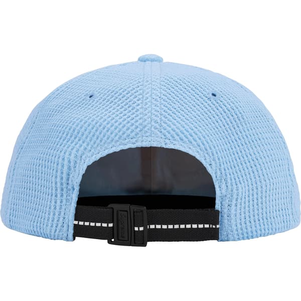 Supreme Polartec Waffle Small Box 6-Panel - Light Blue (front)