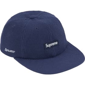 Supreme Polartec Waffle Small Box 6-Panel Navy