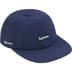 Supreme Polartec Waffle Small Box 6-Panel - Navy (front)