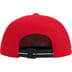 Supreme Polartec Waffle Small Box 6-Panel - Red (front)