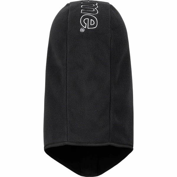 Supreme Polartec Zip Balaclava - Black (front)