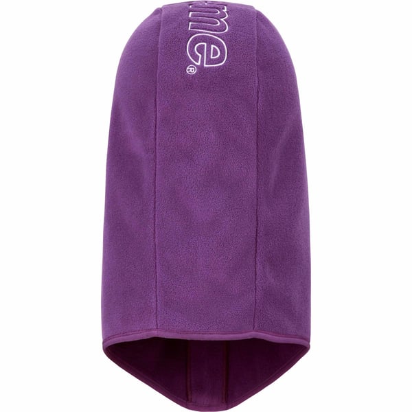 Supreme Polartec Zip Balaclava - Dark Purple (front)