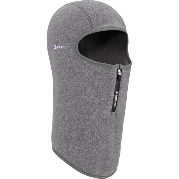 Supreme Polartec Zip Balaclava - Grey (front)