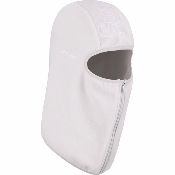 Supreme Polartec Zip Balaclava - Light Grey (front)