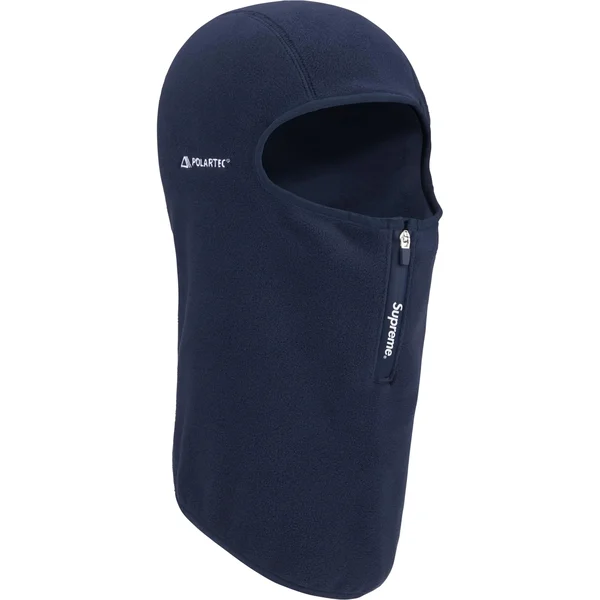 Supreme Polartec Zip Balaclava - Navy (front)