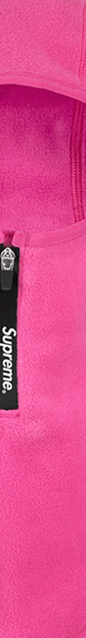 Supreme Polartec Zip Balaclava - Pink (front)