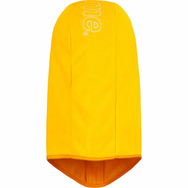 Supreme Polartec Zip Balaclava - Yellow (front)