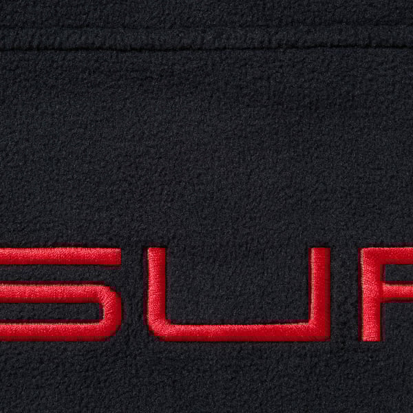 Supreme Polartec Zip Jacket - Black (front)