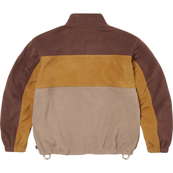 Supreme Polartec Zip Jacket - Brown (front)