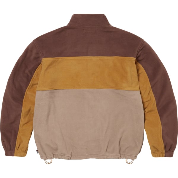 Supreme Polartec Zip Jacket - Brown (front)