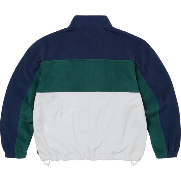 Supreme Polartec Zip Jacket - Navy (front)