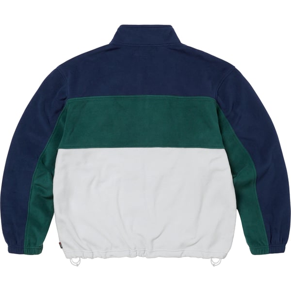 Supreme Polartec Zip Jacket - Navy (front)